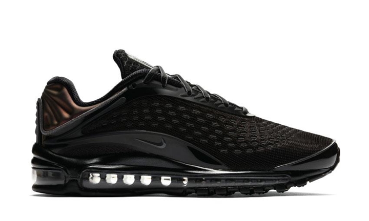 nike air max deluxe black & dark grey