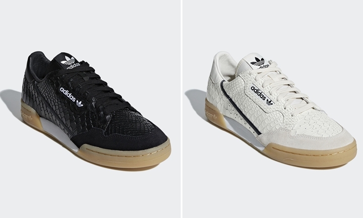 9/1発売！adidas Originals CONTINENTAL 80 Snake Skin “Core Black/White” (アディダス オリジナルス コンチネンタル 80 スネークスキン “コアブラック/ホワイト”）[B41678][D96659]