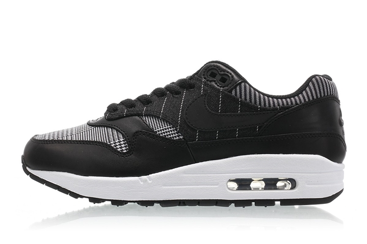 モノトーン パッチワーク アッパーのナイキ ウィメンズ エア マックス 1 SE "ブラック/ホワイト" (NIKE WMNS AIR MAX 1 SE “Mono Patchwork” "Black/White") [AT0063-001]