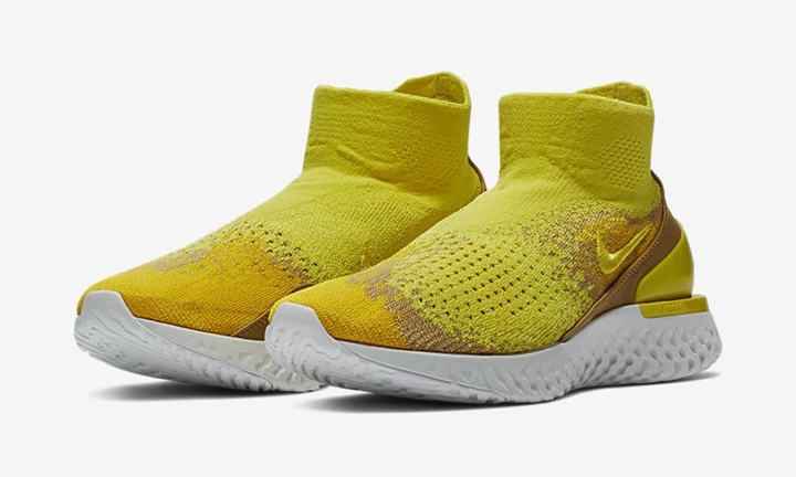 【オフィシャルイメージ】9/1発売！ナイキ ライズ リアクト フライニット “ソニック イエロー” (NIKE RISE REACT FLYKNIT “Sonic Yellow”) [BQ6176-707]