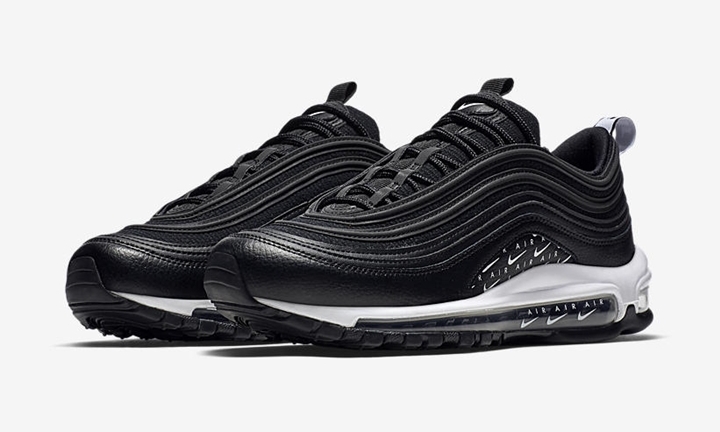 【オフィシャルイメージ】”Air”と”Swoosh”ロゴを配置したナイキ エア マックス 97 “ブラック/ホワイト” (NIKE AIR MAX 97 “Black/White”) [AR7621-100]