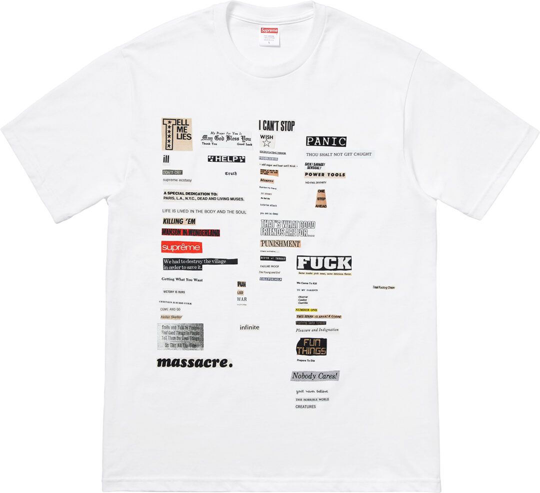 Tシャツ/TEE まとめ】 シュプリーム (SUPREME) 2018 FALL/WINTER