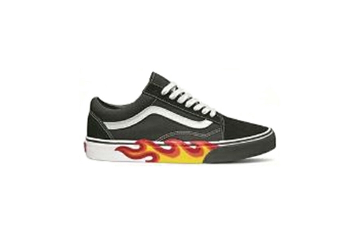 VANS OLD SKOOL “FLAME SUT OUT" "Black" (バンズ オールドスクール “フレイム カットアウト” "ブラック")