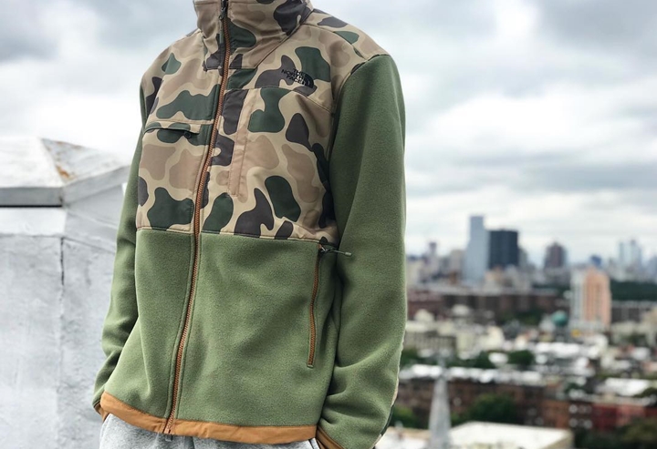 THE NORTH FACE DENALI 2 FLEECE JACKET "Olive/Beige Green Camo" (ザ・ノース・フェイス デナリ 2 フリース ジャケット "オリーブ/ベージュ グリーン カモ")