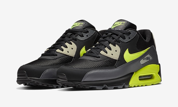 【オフィシャルイメージ】ナイキ エア マックス 90 エッセンシャル “ダーク グレー/ボルト” (NIKE AIR MAX 90 ESSENTIAL “Dark Grey/Volt”) [AJ1285-015]