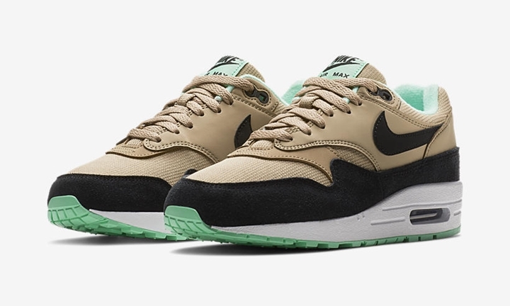 【オフィシャルイメージ】ナイキ ウィメンズ エア マックス 1 プレミアム “ベージュ/ミント グリーン” (NIKE WMNS AIR MAX 1 PREMIUM “Beige/Mint Green”) [319986-206]