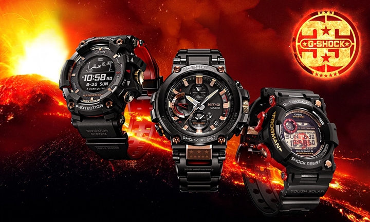 G-SHOCK誕生35周年記念モデル！地球誕生時の マグマの海を表現「MAGMA OCEAN」が11/16から発売 (Gショック ジーショック)