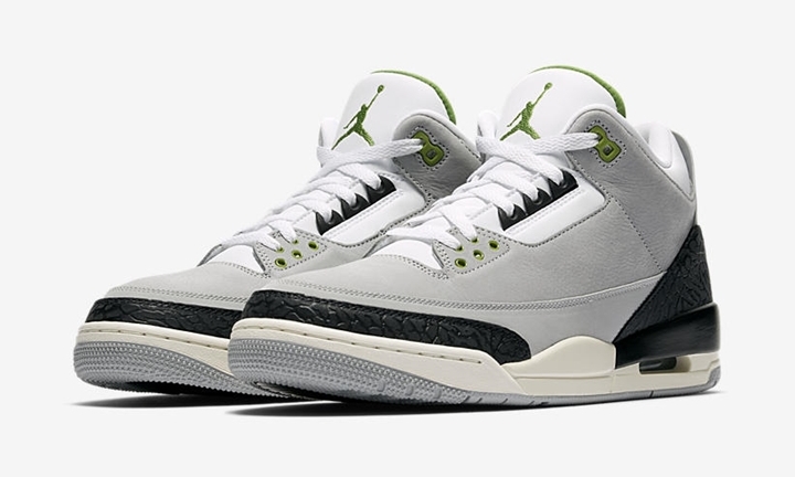 10/13発売予定！ナイキ エア ジョーダン 3 レトロ "クロロフィル" "ライト スモーク グレー" (NIKE AIR JORDAN 3 RETRO "Chlorophyll" "Light Smoke Grey") [136064-006]