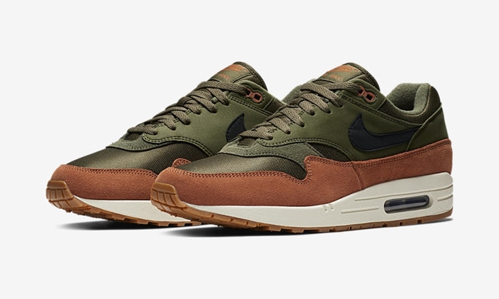 nike air max 1 green brown