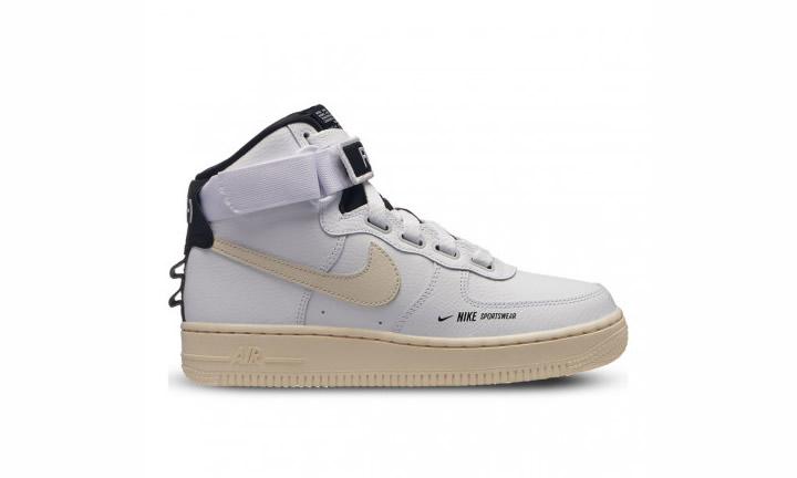 10月発売！ナイキ ウィメンズ エア フォース 1 ハイ UT "ホワイト/ライト クリーム" (NIKE WMNS AIR FORCE 1 HIGH UT "White/Light Cream") [AJ7311-100]