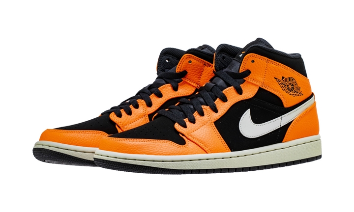 ナイキ エア ジョーダン 1 ミッド “オレンジ/ホワイト” (NIKE AIR JORDAN 1 MID “Orange/White