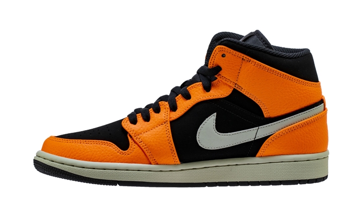 ナイキ エア ジョーダン 1 ミッド “オレンジ/ホワイト” (NIKE AIR JORDAN 1 MID “Orange/White