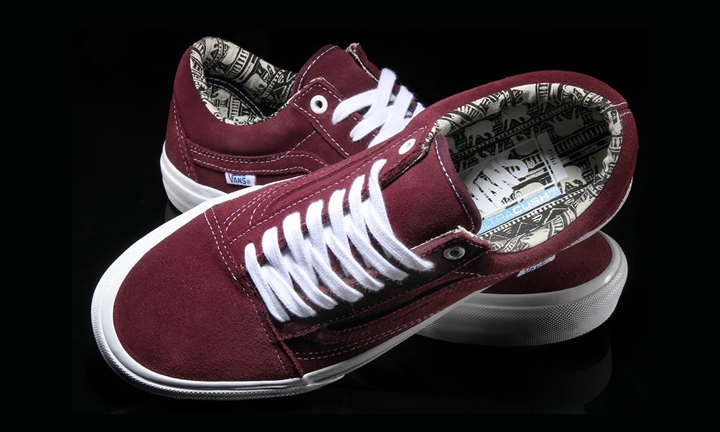 vans old skool pro maroon