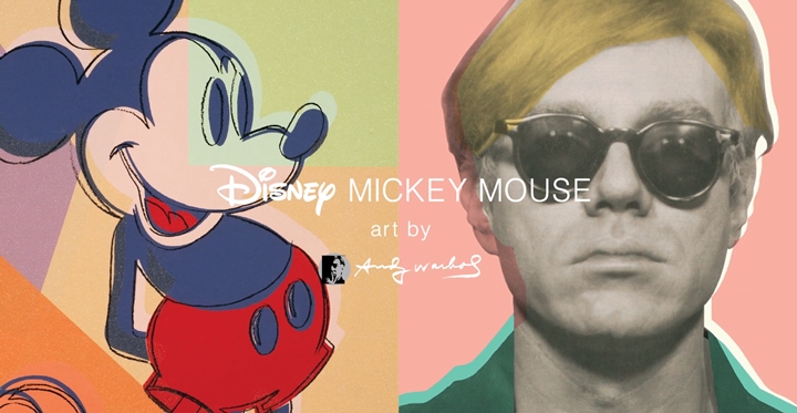 ミッキーマウス 生誕90周年記念！「アンディ・ウォーホル」が描いた、ミッキーの貴重な限定コレクションがUTにて10/5からリリース (MICKEY MOUSE ANDY WARHOL)
