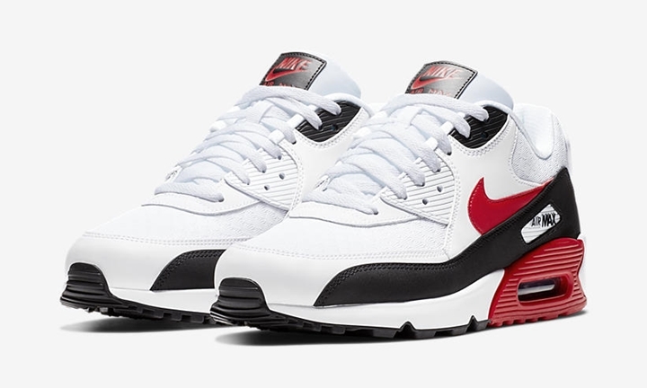 【オフィシャルイメージ】ナイキ エア マックス 90 “ホワイト/レッド/ブラック” (NIKE AIR MAX 90 “White/Red/Black”) [BV2522-100]