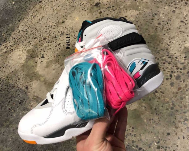 10/13発売予定！ナイキ エア ジョーダン 8 “サウス ビーチ” “ホワイト/ターボ グリーン” (NIKE AIR JORDAN 8 “South Beach” “White/Turbo Green”) [305381-113]