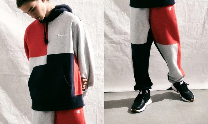 Champion Colorblock REVERSE WEAVE Hoodie/Sweatpants (チャンピオン カラーブロック)