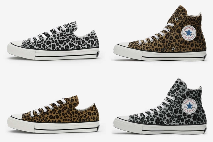 レパード柄をアッパー全面に採用したCONVERSE ALL STAR LEOPARDFUR OX/HIが9月下旬発売 (コンバース オールスター レパードファー)