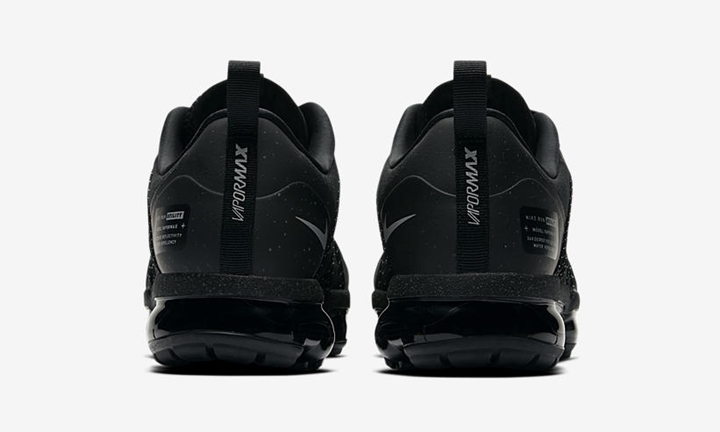 vapormax run utility black reflect silver