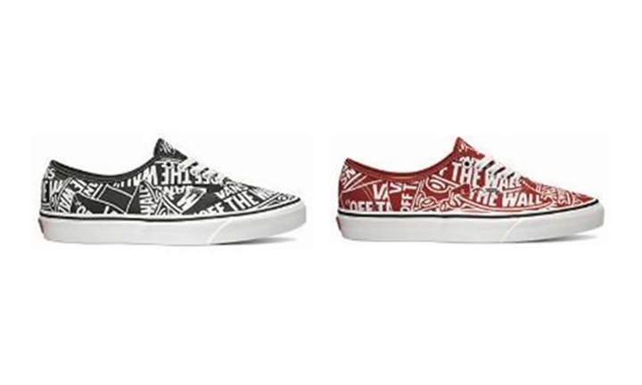 “OFF THE WALL” ロゴを総柄プリントしたしたVANS AUTHENTIC OTW REPEAT (バンズ オーセンティック)