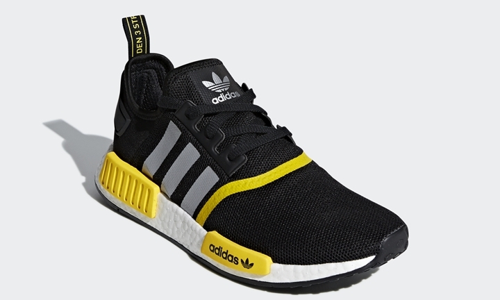 adidas Originals NMD_R1 COLOR “Core Black/Yellow” (アディダス オリジナルス カラード エヌ エム ディー カラー “コアブラック/イエロー”) [F99713]