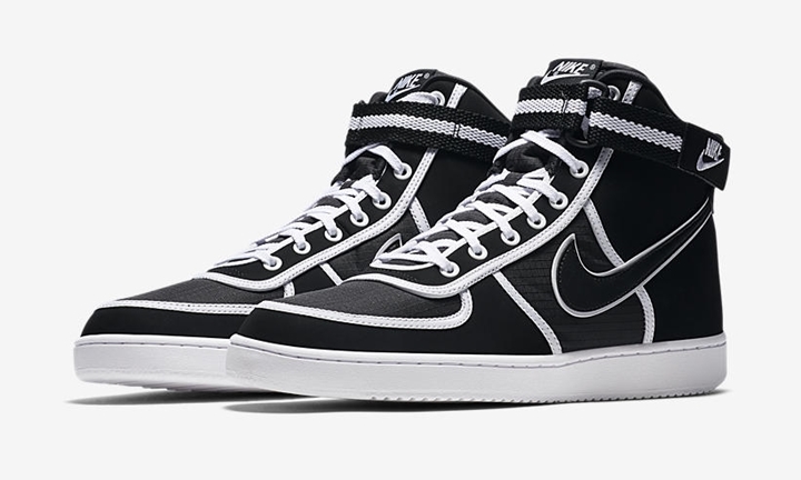 【オフィシャルイメージ】ナイキ バンダル サプリーム レザー “ブラック/ホワイト” (NIKE VANDAL HIGH SUPREME LEATHER “Black/White”) [AH8518-004]