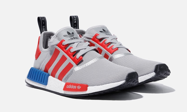 adidas Originals NMD_R1 COLOR “Grey/Red” (アディダス オリジナルス カラード エヌ エム ディー カラー “グレー/レッド”) [F99714]