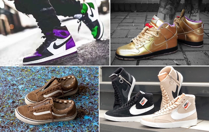 【まとめ】9/22 発売の厳選スニーカー！(NIKE AIR JORDAN 1 RETRO HIGH “Pine green/Court Purple”)(Humidity × SB DUNK HIGH “Metallic Gold”)(WMNS BLAZER MID REBEL)(nonnative × VANS OLD SKOOL)他