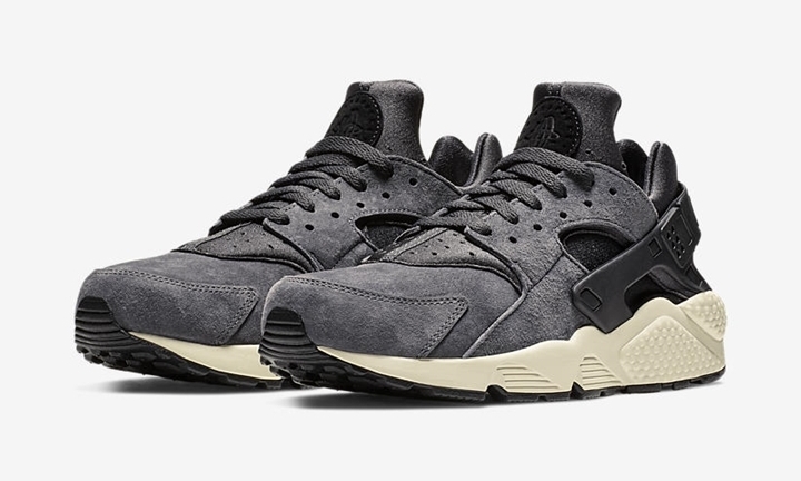 【オフィシャルイメージ】ナイキ エア ハラチ ラン プレミアム “アンスラサイト/ライト ボーン” (NIKE AIR HUARACHE RUN PREMIUM “Anthracite/Light Bone”) [704830-016]