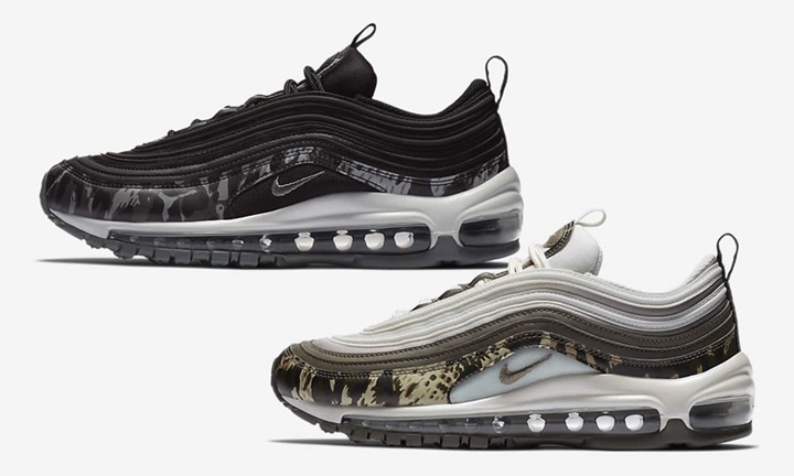 【オフィシャルイメージ】ナイキ ウィメンズ エア マックス 97 プレミアム カモ “ブラック/リッジロック” (NIKE WMNS AIR MAX 97 PREMIUM “Black/Ridgerock”) [917646-005,201]