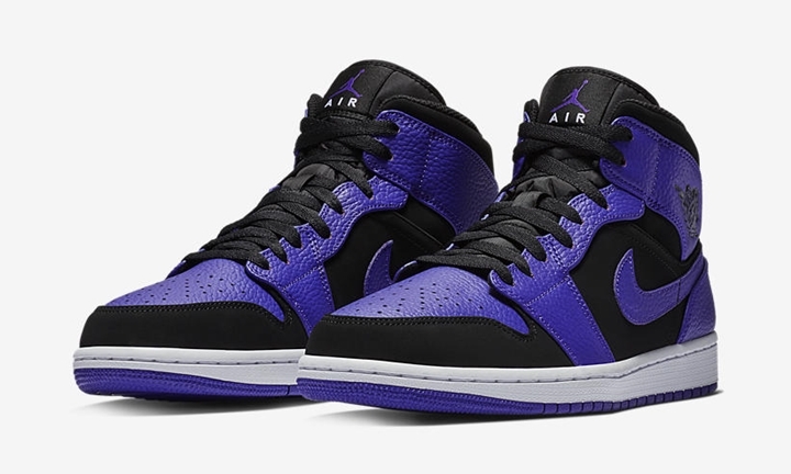 【オフィシャルイメージ】2018年 ホリデーモデル！ナイキ エア ジョーダン 1 ミッド “ロイヤル/ブラック” (NIKE AIR JORDAN 1 MID “Royal/Black” 2018 Holiday) [554724-051]