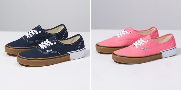 VANS GUM BLOCK AUTHENTIC “PINK LEMONADE/DRESS BLUES” (バンズ ガム ブロック オーセンティック “ピンク レモネード/ドレス ブルー”)