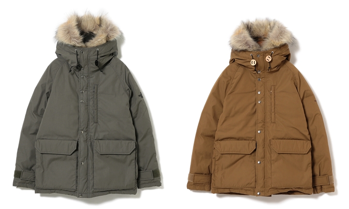 THE NORTH FACE PURPLE LABEL for Pilgrim Surf+Supply “65/35 SEROW DOWN JACKET”が11月中旬発売 (ザ・ノース・フェイス パープルレーベル ピルグリム サーフ+サプライ)