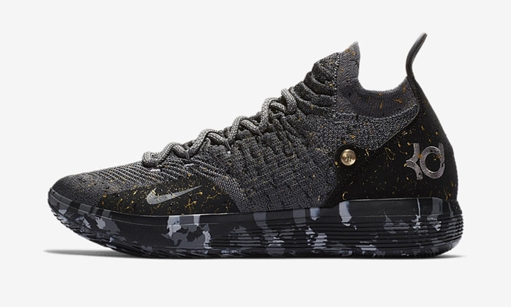 nike kd 11 white and gold