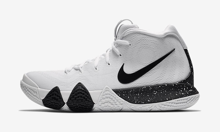 kyrie 4 oreo white black