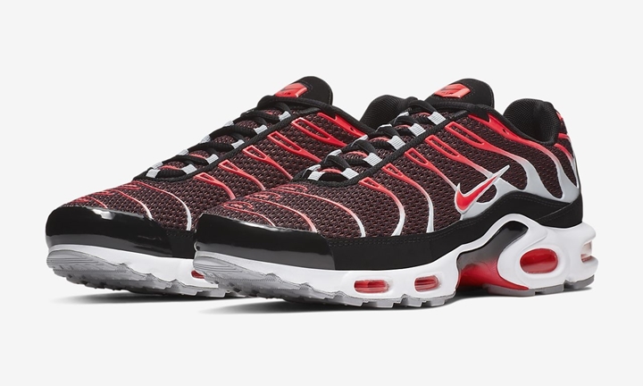 【オフィシャルイメージ】ナイキ エア マックス プラス “ブラック/ブライト クリムゾン” (NIKE AIR MAX PLUS “Black/Bright Crimson”) [852630-034]