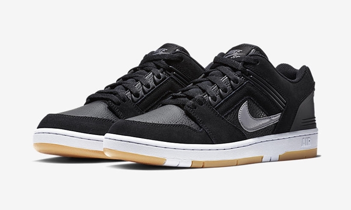 【オフィシャルイメージ】NIKE SB AIR FORCE II LOW “Black/Gunsmoke” (ナイキ SB エア フォース 2 ロー “ブラック/ガン スモーク”) [AO0300-001]