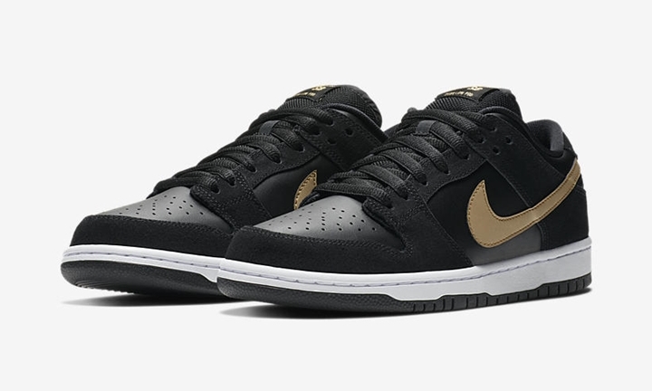 【オフィシャルイメージ】ナイキ SB ダンク ロー プロ “ブラック/メタリック ゴールド” (NIKE SB DUNK LOW PRO “Black/Metallic Gold”) [BQ6817-002]