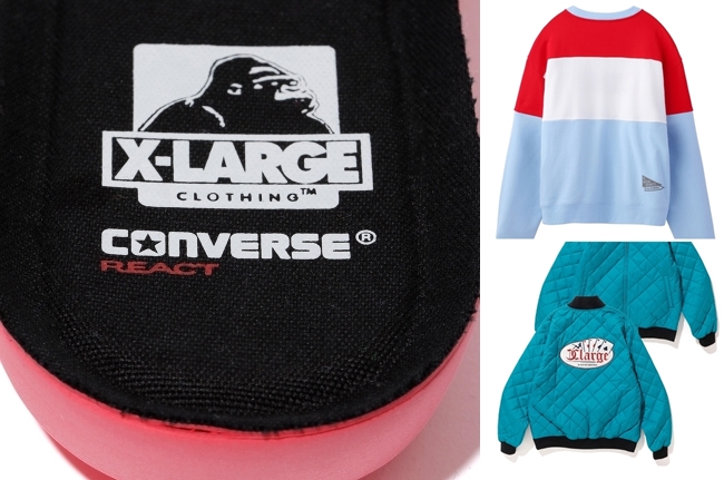 【CONVERSE コラボ】XLARGE/X-girl コラボ/レギュラーアイテムが9/28、9/29から発売 (エクストララージ エックスガール)