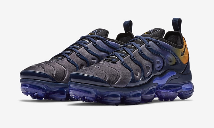 【オフィシャルイメージ】ナイキ ウィメンズ エア ヴェイパーマックス プラス “ブルー/オレンジ” (NIKE WMNS AIR VAPORMAX PLUS “Blue/Orange”) [AO4550-500]