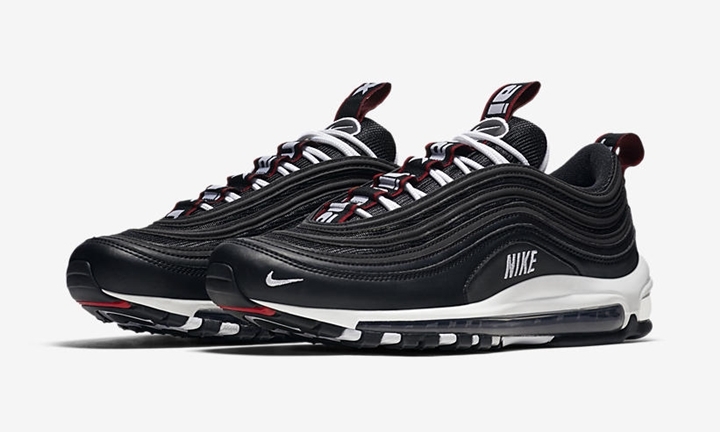 ナイキ エア マックス 97 プレミアム “ブラック/ホワイト/バーシティ レッド” (NIKE AIR MAX 97 PREMIUM “Black/White/Varsity Red”) [312834-008]