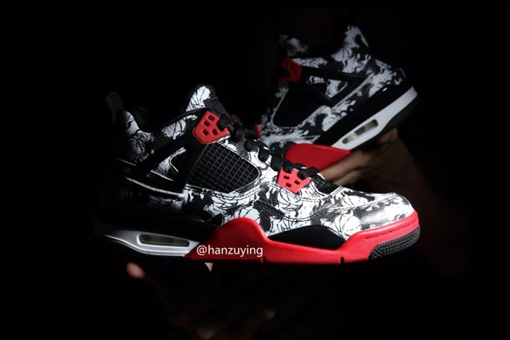 2019年発売予定！ナイキ エア ジョーダン 4 プリント “ブラック/ホワイト” (NIKE AIR JORDAN 4 PRINT “Black/White”) [BQ0897-006]