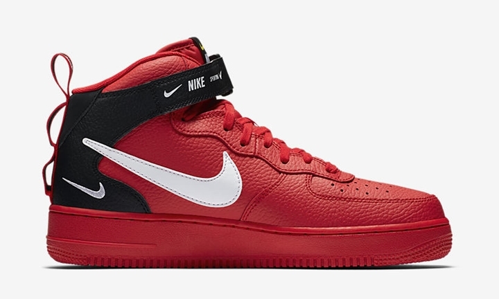 NIKE AIR FORCE 1 MID RED/WHITE 27.0cm