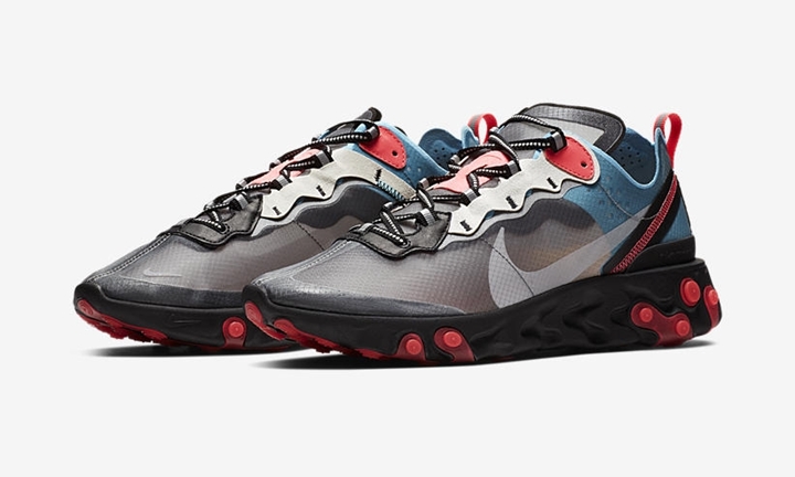 【オフィシャルイメージ】10/11発売予定！NIKE REACT ELEMENT 87 “Black/Cool Grey” (ナイキ リアクト エレメント 87 “ブラック/クール グレー”) [AQ1090-006]