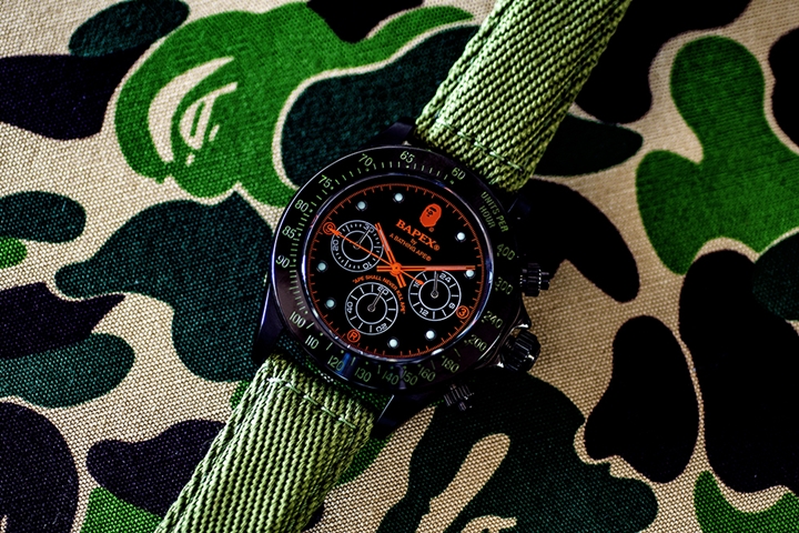 A BATHING APEからCORDURA 素材のベルトを纏ったオリジナルリストウォッチ「TYPE 3 BAPEX」が10/6発売 (ア ベイシング エイプ)