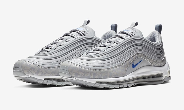 【オフィシャルイメージ】ナイキ エア マックス 97 "ウルフ グレー/ゲーム ロイヤル" (NIKE AIR MAX 97 "Wolf Grey/Game Royal”) [BQ3165-001]