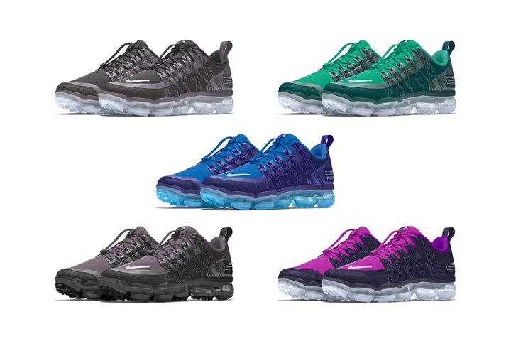 【NIKE iD】レインボー/リフレクティブを選択可能！ナイキ エア ヴェイパーマックス ラン ユーティリティ (NIKE AIR VAPORMAX RUN UTILITY)