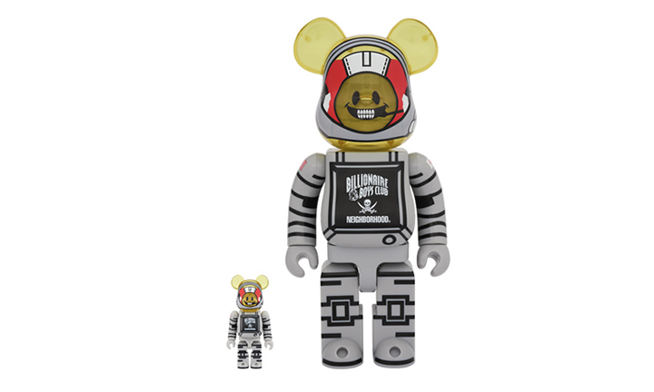 BE@RBRICK × BILLIONAIRE BOYS CLUB × NEIGHBORHOOD 100% & 400%のトリプルコラボが10/14から順次発売 (ベアブリック ビリオネア ボーイズ クラブ ネイバーフッド)