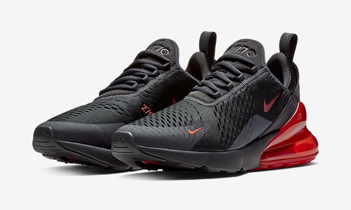 【オフィシャルイメージ】ナイキ エア マックス 270 SE “オフ ノアール/ハバネロ レッド” (NIKE AIR MAX 270 SE “Off Noir/Habanero Red”) [BQ6525-001]