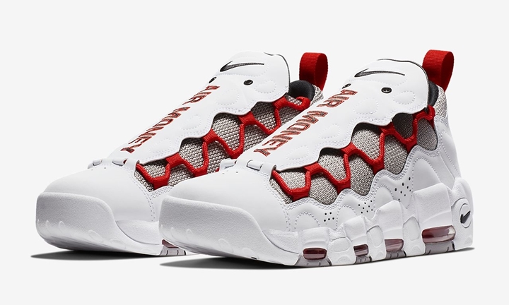 【オフィシャルイメージ】ナイキ エア モア マネー “ホワイト/ハバネロ レッド” (NIKE AIR MORE MONEY “White/Habanero Red") [BV2520-100]